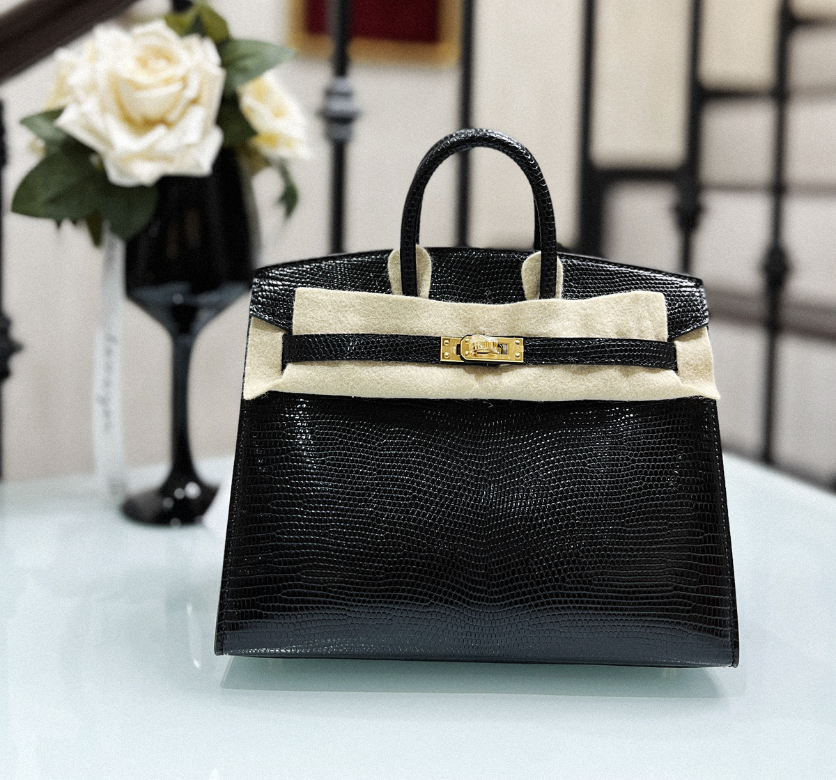 Birkin 20 CC89 Lizard skin